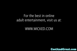 Slutty blonde chick got so fucking wet, she had to creampie her mans face with ...